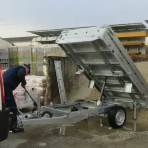 Benne Lider 42575 avec côtés et poteaux amovibles